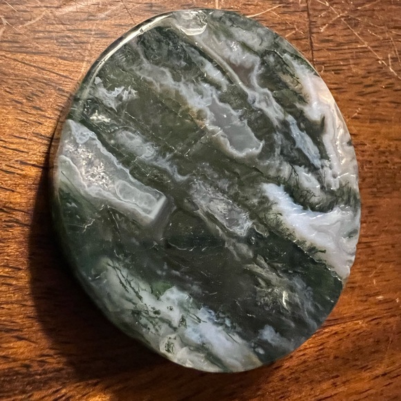 Moss Agate Coaster - Picture 9 of 17